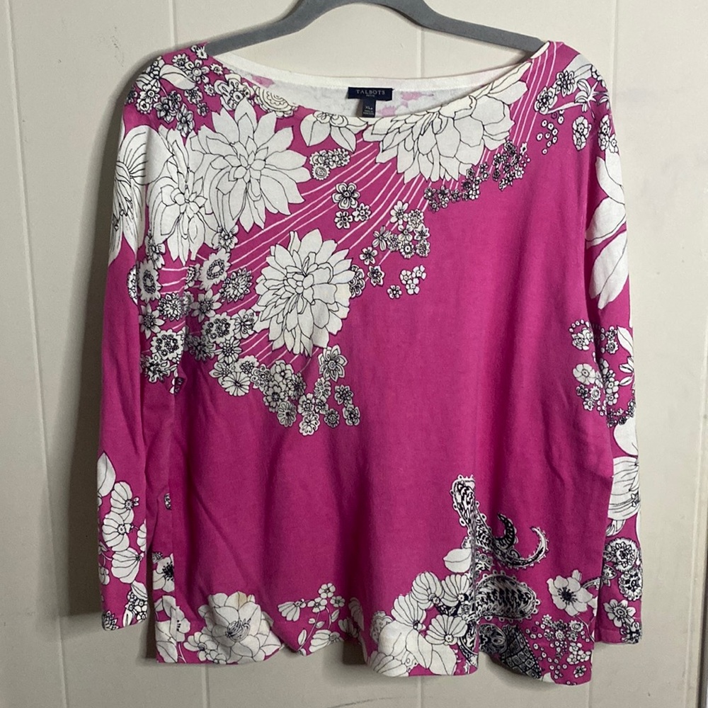 Talbots 3/4 Sleeve Petite Sweater